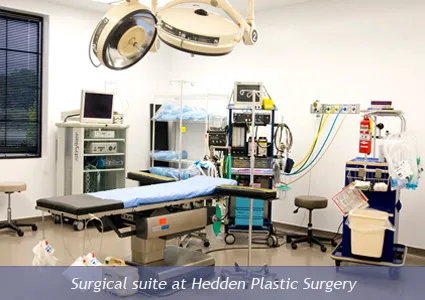 Surgical suite at Hedden and Gunn Plastic Surgery