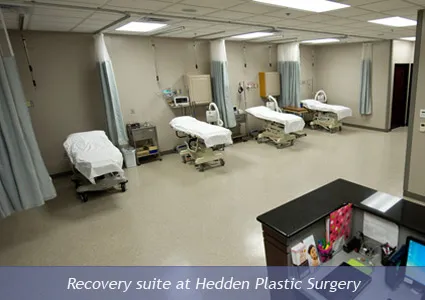 Recovery suite at Hedden and Gunn Plastic Surgery